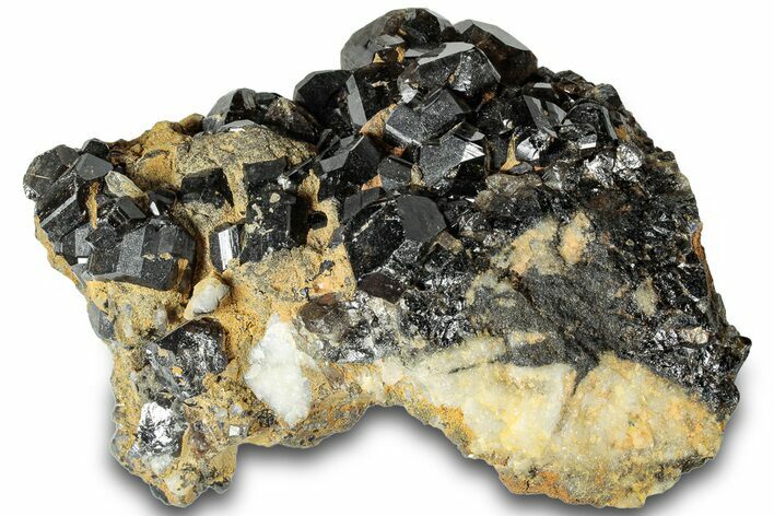 Gemmy Cassiterite Crystal Cluster - Viloco Mine, Bolivia #318883